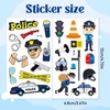 10 Blätter Polizei Tattoos für Kinder,Kindertattoos Polizei,Polizeiauto temporäre Tattoos,Mitgebsel Kindergeburtstag