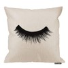 HGOD DESIGNS False Eyelash Throw Pillow Case Shell Decorative Pillowcase