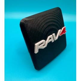 Unbranded Toyota RAV4 Tow Hitch Cover Black/Gray/Red - 3d Printed