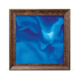 Gango Home Decor Contemporary Surface by Moira Hershey (Ready to Hang); One 12x12in Gold Trim Framed Print