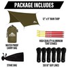 Swiss Outdoors Rain Fly Tarp | Waterproof Tent Shelter Canopy