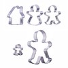 CULIMI Ausstechformen Lebkuchen - 5 Stück Set Plätzchen Ausstecher Lebkuchenpuppe