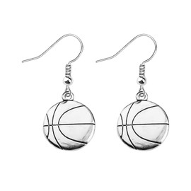 AKTAP Basketball Lover Gift Basketball Earrings For Women Girl Basketball Team Jewelry Basketball Gift For Players Coaches (Basketball Lover Earrings)
