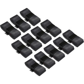 12 Piezas Cintas de Agarre de Raqueta, Overgrips Padel,Grips Padel Perforados para Raqueta de Tenis,para Bádminton,Antideslizante y de Secado Rápido,Cinta de PU Sobreagarre Elástico