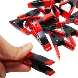 GDFYMI 2 Inch Spring Clamps, Heavy Duty Metal Strong Clips Clamps (20pcs, Red)