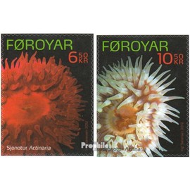 Denmark-Faroe Islands 743-744 (complete.issue.) 2012 Seafood: Seeanemonen (Stamps for collectors)