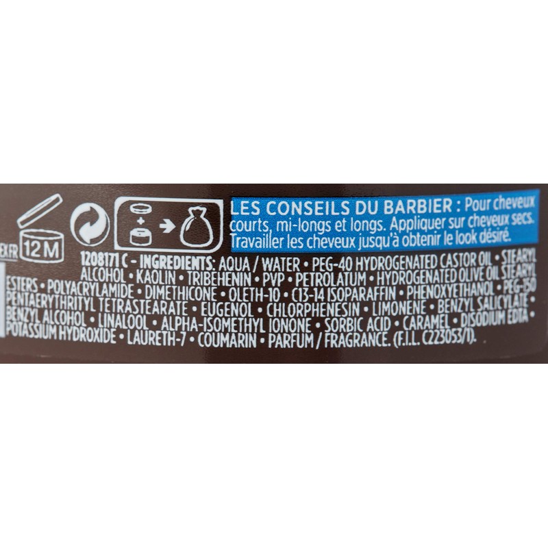 L'Oréal Men Expert BarberClub Modelling Clay for Decreased Look -