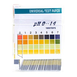 Tiras de PH, Papel de Prueba de PH Preciso Profesional 0-14 Rango Industrial para Laboratorio para Líquidos