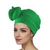 vabovin Head Wrap Turban Stretch Jersey Knit Headwrap Solid Color
