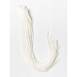 DreadLab 10 x Soft Double Ended Synthetic Grid Curls - White