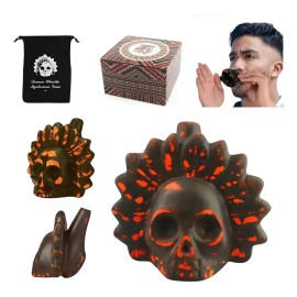 Silbato De La Muerte Azteca Réplica Prehispánica Gritohumano