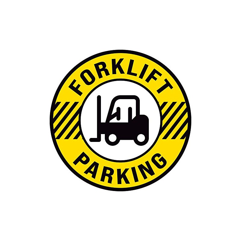 ExcelMark Forklift Floor Decal (FORKLIFT PARKING 1, 15")