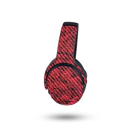 MightySkins Carbon Fiber Skin Compatible with Skullcandy Crusher ANC 2 - Too Many Roses | Protective, Durable Textured Carbon Fiber Finish | Easy to Apply
