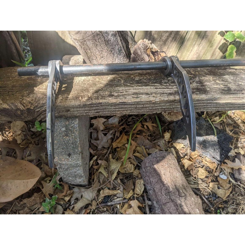 custom bbq pit, custom smoker, offset smoker Drip hinges