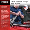 RIDGID 31105 Model 824 Aluminum Straight Pipe Wrench, 24-inch Plumbing