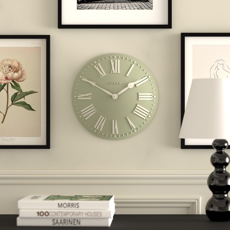 Jones Clocks® Strand wall clock | Modern convex clock |