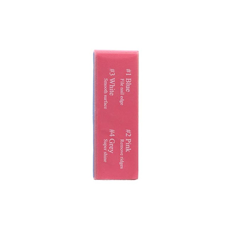 Mini bloque pulidor de uñas 4 caras 2 piezas Tropical