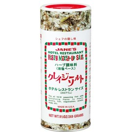 ★ Crazy Salt Herb Seasoning (Rock Salt Base) With this Single Bottle, Restaurant Flavor, Large Capacity 9.4 oz (269 g)