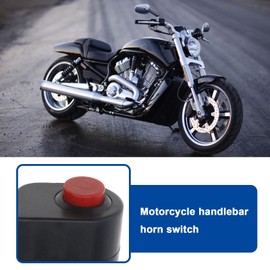 Create idea Handlebar Horn Starter 7/8 Inch Motorcycle Handlebar Horn Switch Cord Length about 60cm ATV Bike Horn Starter Kill Switch On Off Button Nice Black