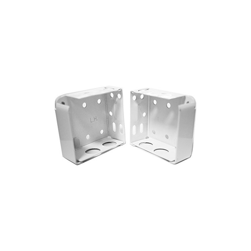 High Profile Box Mounting Bracket Set - White - Free