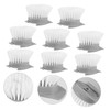 Healvian 8pcs Handle Automatic Cleaning Brush Replacement for Kitchen and