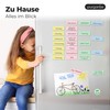 YOURGANIZE® 48 Magnetic Strips Writeable – 8 x 3 cm,