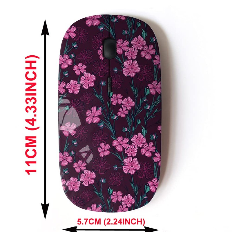 2.4G Wireless Mouse with Cute Pattern Design for All Laptops