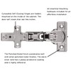 Hickory Hardware HH075224-14 - Full Overlay Concealed Euro Cabinet Door