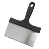 Jiozermi Stainless Steel Griddle Scraper with Durable Handle, Heavy Duty