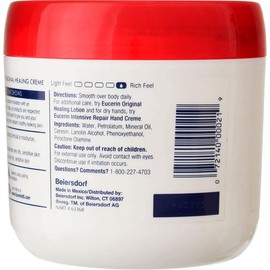 Eucerin Original Healing Rich Creme 16 oz (Pack of 6)