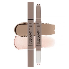 [too cool for school] art class dual contour-stick/ARTCLASS BY RODIN DUAL CONTOUR STICK 2.2g/Korean Cosmetics Korean Makeup Korean Cosmetics Contour Pen Shading Highlights (#2 Cool Duo, 2.2g)