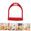 Kisangel Rapid Climb Stirrups for Saddle Safety Horse Stirrups Stable