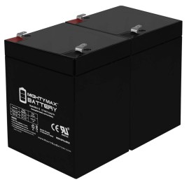 Mighty Max 12V 5AH Battery for Razor E100 E125 E150 E175 Scooter - 2 Pack