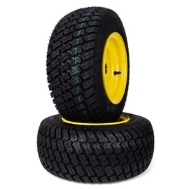 (2) Turf Tire Assemblies 16x6.50-8 Fits John Deere 100 Series GY20563