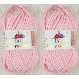 Himalaya Dolphin Baby Yarn Knitting Yarn 2 Skeins 264 Yards 2x100gram Super Bulky Baby Blanket Yarn (80319)