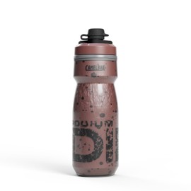 CamelBak Podium Dirt Series Chill Insulated Mountain Bike Squeeze Water Bottle Sierra Red, 21oz