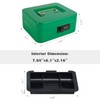 xydled Cash Box with Money Tray,Locking Cash Box with Combination