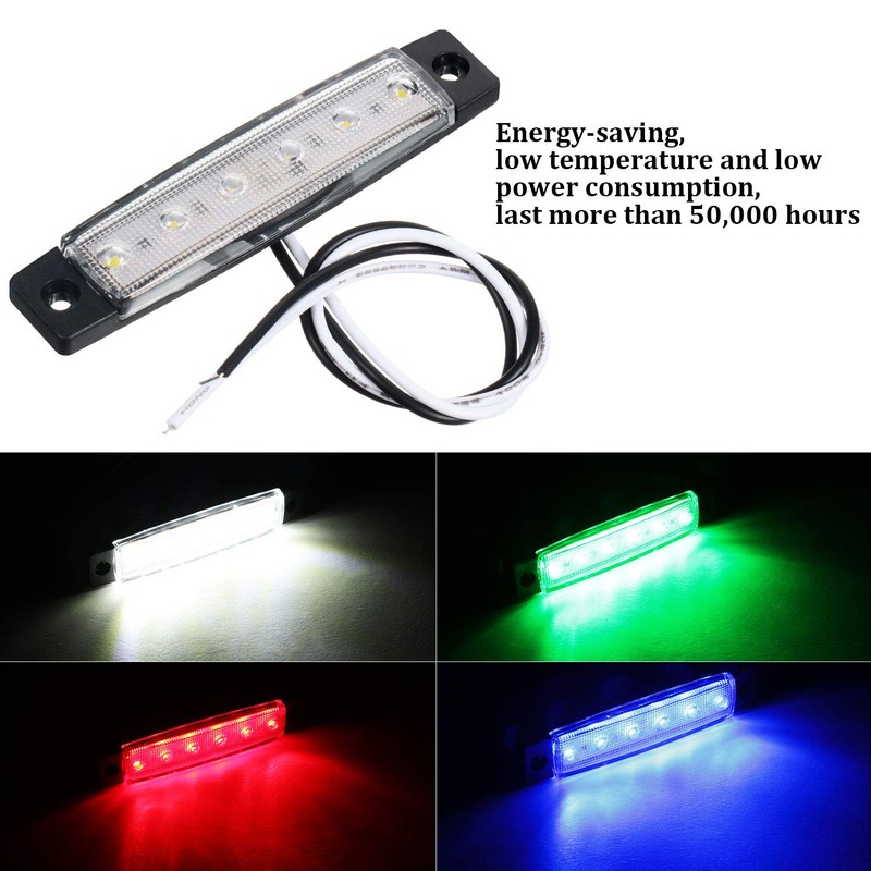 Pelopy 8 Piece Boat Navigation Lights LED 12v Waterproof Interior