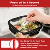 NATURALABEL 1000 PCS Blank Removable Freezer Labels with Dispenser -