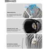 Adetu 2 Inch 5CCT Black LED Recessed Ceiling Light with