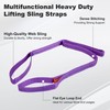 Leyso Pack of 6 Purple 6' x 1" Multifunctional Heavy