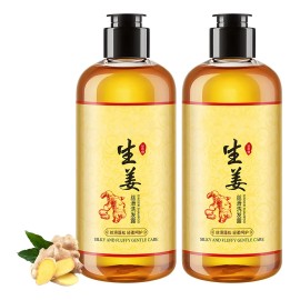 2pcs Shampoo De Jengibre Anti Caspa Caída Cabello