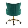 Porthos Home Daria Chic Office Chair with Vertical Channel Tufts