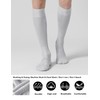 CelerSport 2 Pack Soccer Socks for Youth Kids Adult Over-The-Calf