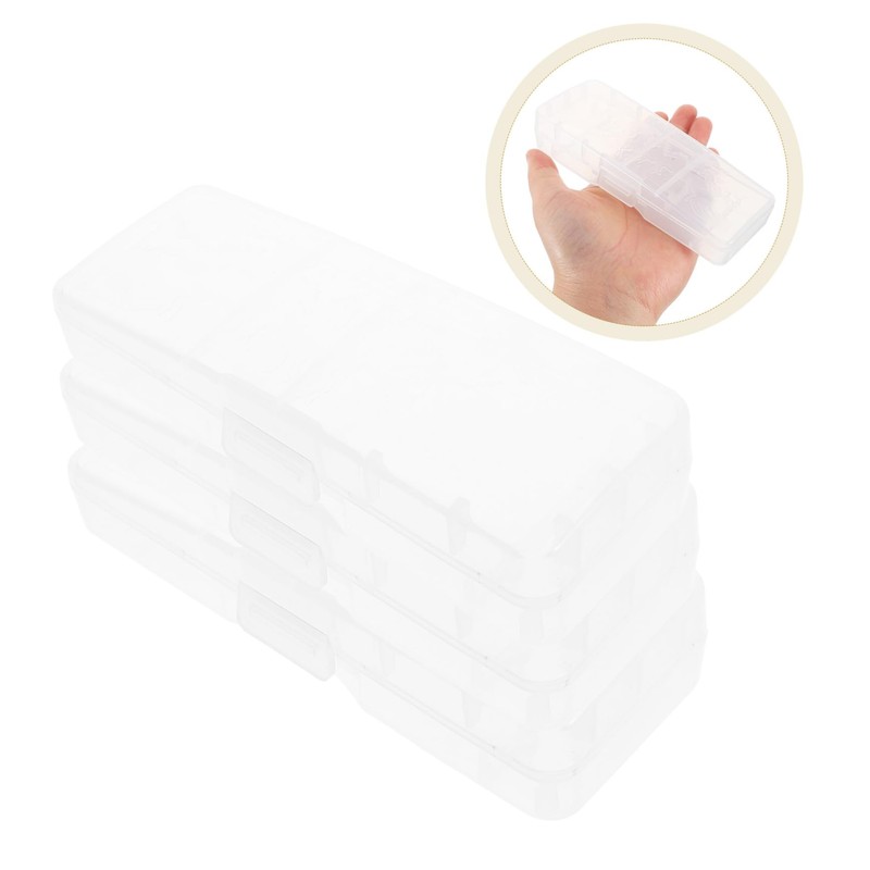 Healeved 3pcs Razor Travel Case: Clear Razor Carrying Box Organizer