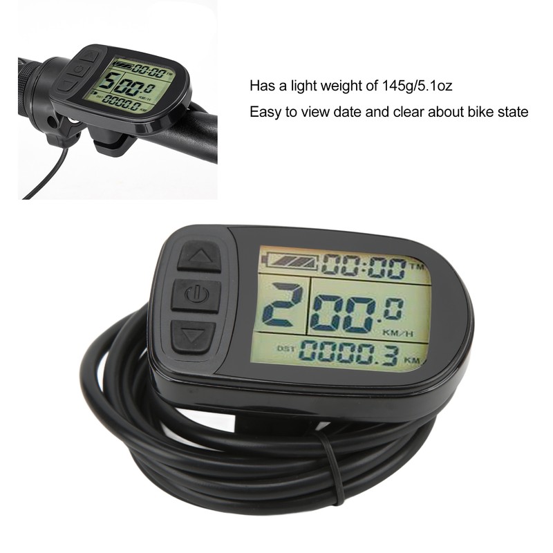 Electric Bicycle Display Meter 72V Bike LCD5 Panel with SM