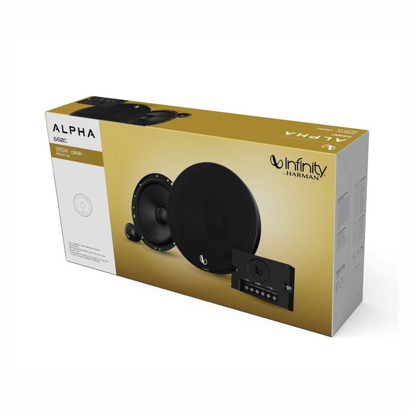 Infinity Alpha 650C 6.5 inch Two-Way Component Car Speaker Peak