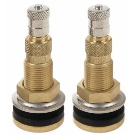 REMA TIP TOP TR618A 1-7/8" Tractor Air Liquid Tubeless Tire Brass Valve Stem Pack of 2