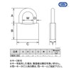 MM 水本機械製作所 真鍮製南京錠 NDK-30