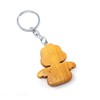 Wooden Keyring - Duck - Comic, brown